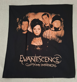 EVANESCENCE - My Immortal - chrbtová klasická plátená nášivka
