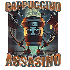 Fotonášivka CAPPUCCINO ASSASSINO - Poster Motive 3 White Background