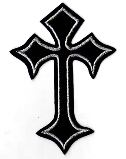 KRÍŽ - Cross - nažehlovacia nášivka