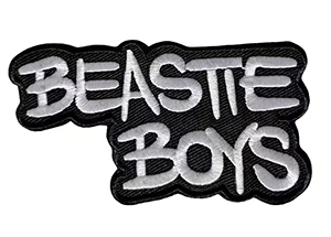 BEASTIE BOYS - White Logo - nažehlovacia nášivka