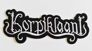 KORPIKLAANI - White Logo - nažehlovacia nášivka