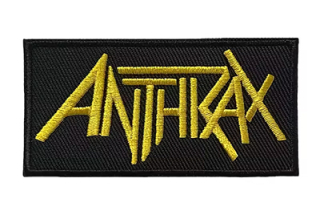 ANTHRAX - Yellow Logo - nažehlovacia nášivka