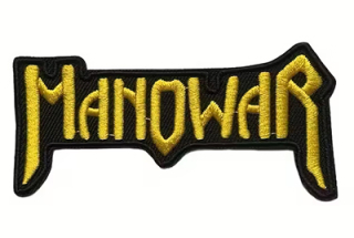 MANOWAR - Yellow Logo - nažehlovacia nášivka