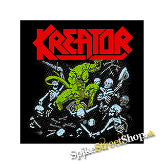 Fotonášivka KREATOR - Pleasure To Kill Patch Green Devil