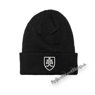 SLOVENSKÝ ZNAK - Biely - zimná čiapka