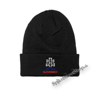 SLOVENSKO - Dvojkríž - zimná čiapka
