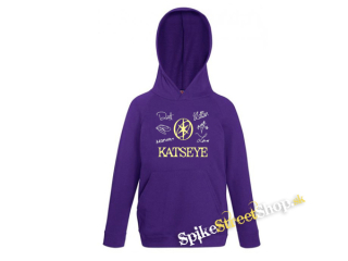 KATSEYE - Logo Signature - fialová detská mikina