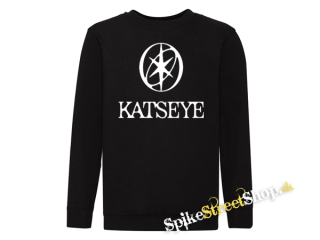 KATSEYE - Logo Crest - čierna detská mikina bez kapuce