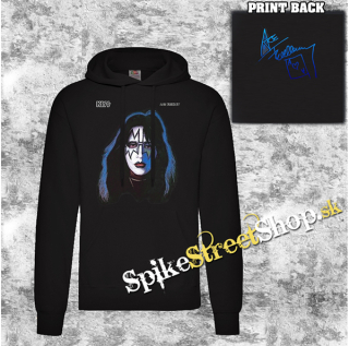 ACE FREHLEY - Poster Signature - čierna pánska mikina KLOKANKA