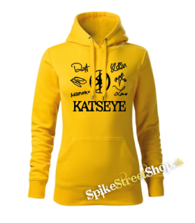 KATSEYE - Logo Signature - žltá dámska mikina
