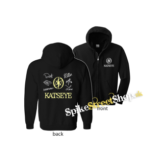 KATSEYE - Logo Signature - čierna detská mikina na zips