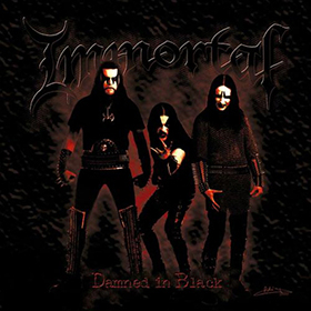 Fotonášivka IMMORTAL - Damned In Black
