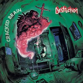 DESTRUCTION - Cracked Brain - štvorcová chrbtová nášivka