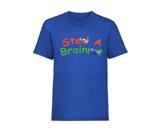 ROBLOX - STEAL A BRAINROT - Logo - kráľovskymodré pánske tričko