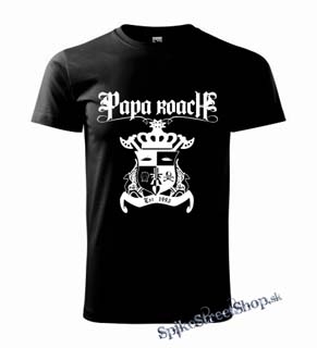 PAPA ROACH - White Logo - pánske tričko (-30%=VÝPREDAJ)