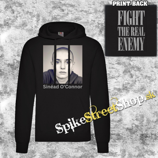SINÉAD O´CONNOR - Portrait - Fight The Real Enemy - čierna pánska mikina KLOKANKA