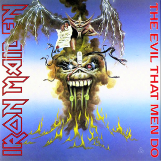 Fotonášivka IRON MAIDEN - The Evil That Men Do