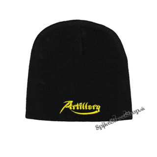 Čierna zimná čiapka ARTILLERY - Yellow Logo