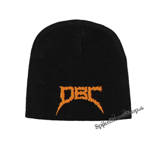 Čierna zimná čiapka DEAD BRAIN CELLS - Logo Orange
