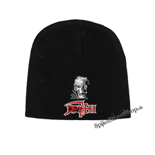 Čierna zimná čiapka DEATH - Logo Skull