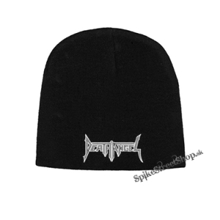 Čierna zimná čiapka DEATH ANGEL - Logo Grey White
