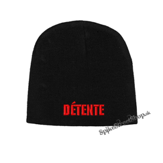 Čierna zimná čiapka DÉTENTE - Logo Red