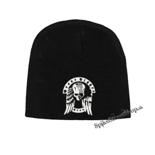 Čierna zimná čiapka GRAVE DIGGER - Clan