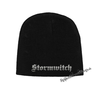 Čierna zimná čiapka STORMWITCH - Logo Grey