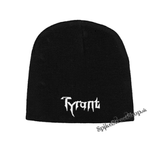 Čierna zimná čiapka TYRANT - Logo White