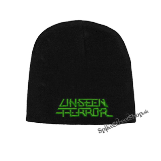 Čierna zimná čiapka UNSEEN TERROR - Logo Green