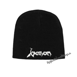 Čierna zimná čiapka VENOM - Logo White