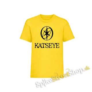 KATSEYE - Logo Crest - žlté detské tričko