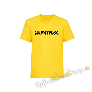 HUNTRIX - Logo Black Kpop Demon Hunters - žlté detské tričko
