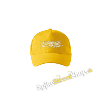 LORNA SHORE - Logo White - žltá šiltovka (-30%=AKCIA)