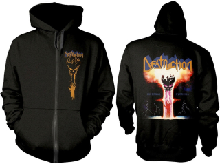 DESTRUCTION - Infernal Overkill - čierna pánska mikina na zips