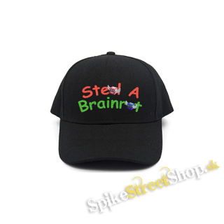 ROBLOX - STEAL A BRAINROT - Logo - čierna šiltovka (-30%=AKCIA)