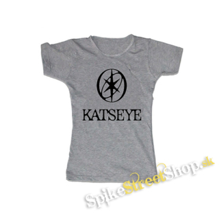 KATSEYE - Logo Crest - šedé dámske tričko