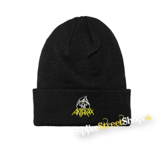 ANTHRAX - Yellow Logo Skull - zimná čiapka