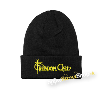 FREEDOM CALL - Logo Yellow - zimná čiapka