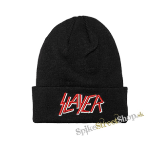 SLAYER - Logo Red White - zimná čiapka