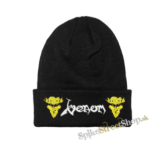 VENOM - Logo White Yellow Skull - zimná čiapka