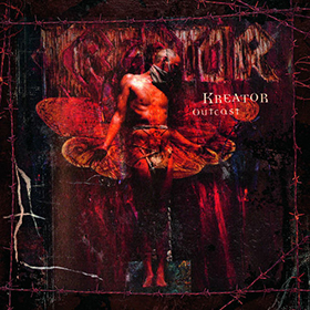 KREATOR - Outcast - štvorcová chrbtová nášivka