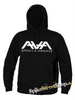 ANGELS & AIRWAVES - White Logo - čierna pánska mikina