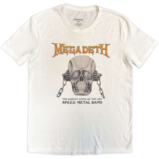 MEGADETH - Speed Metal Band - biele pánske tričko