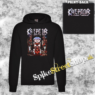 KREATOR - Krushers Of The World - čierna pánska mikina KLOKANKA