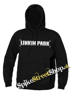 LINKIN PARK - White Logo - čierna pánska mikina