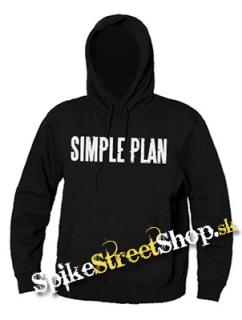SIMPLE PLAN - White Logo - čierna pánska mikina
