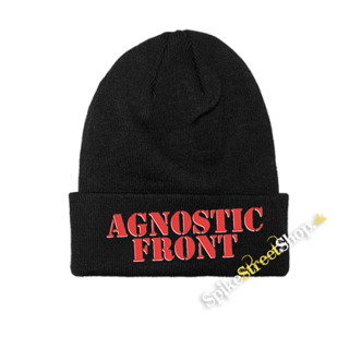 AGNOSTIC FRONT - Logo Red - zimná čiapka
