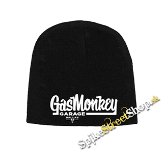 Čierna zimná čiapka GAS MONKEY GARAGE - Logo