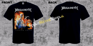 MEGADETH - Tipping Point - čierne pánske tričko